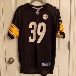 Vintage NFL Pittsburgh Steelers On Field Black Youth Jersey #39 Parker 18-20